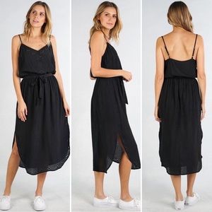 Love Stich Eyelet Trim Dress